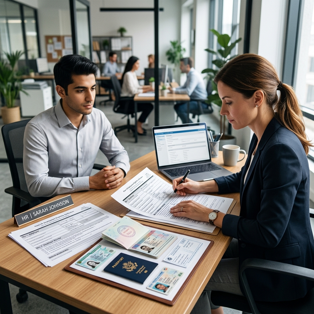 A practical guide to Form I-9 rules, risks, and best practices for U.S. employers hiring foreign nationals and domestic workers alike.