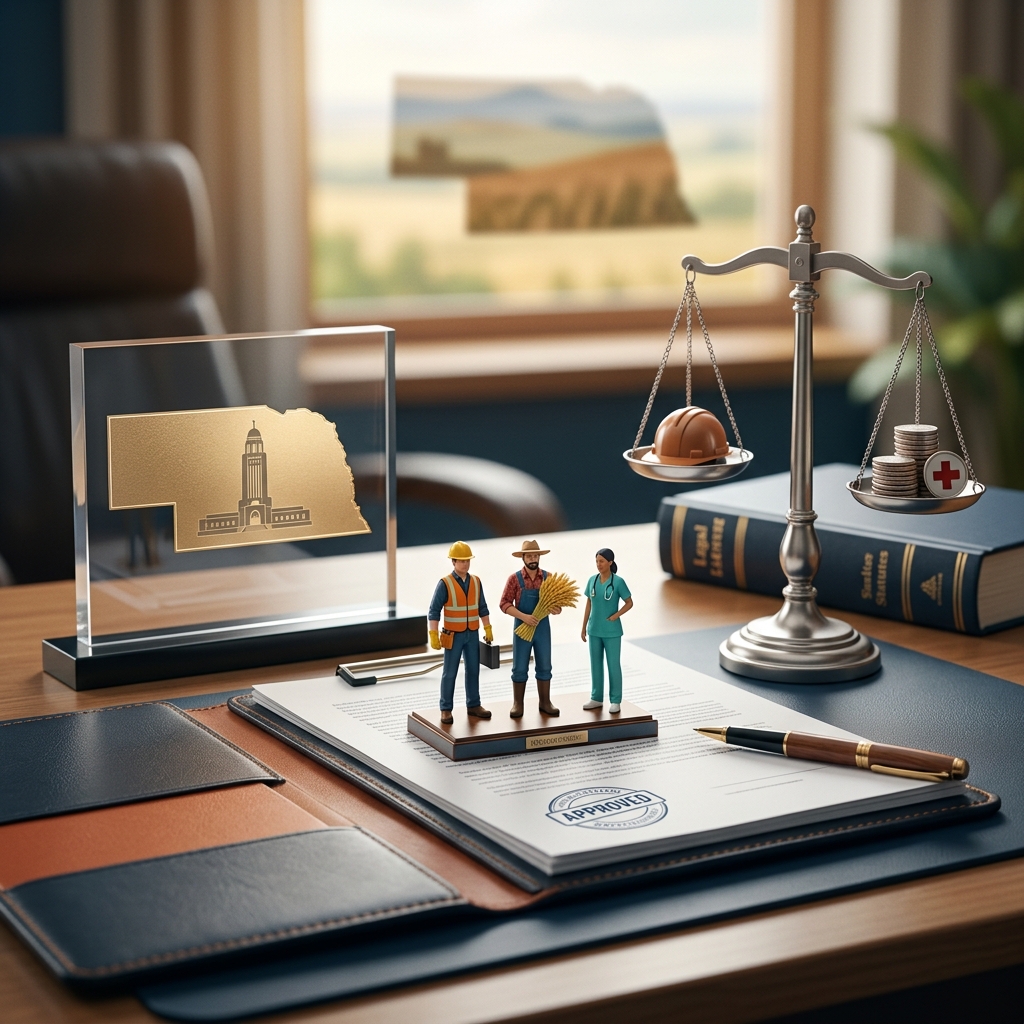 A practical guide to coverage, benefits, claims, and dispute handling in Nebraska workers’ compensation law.