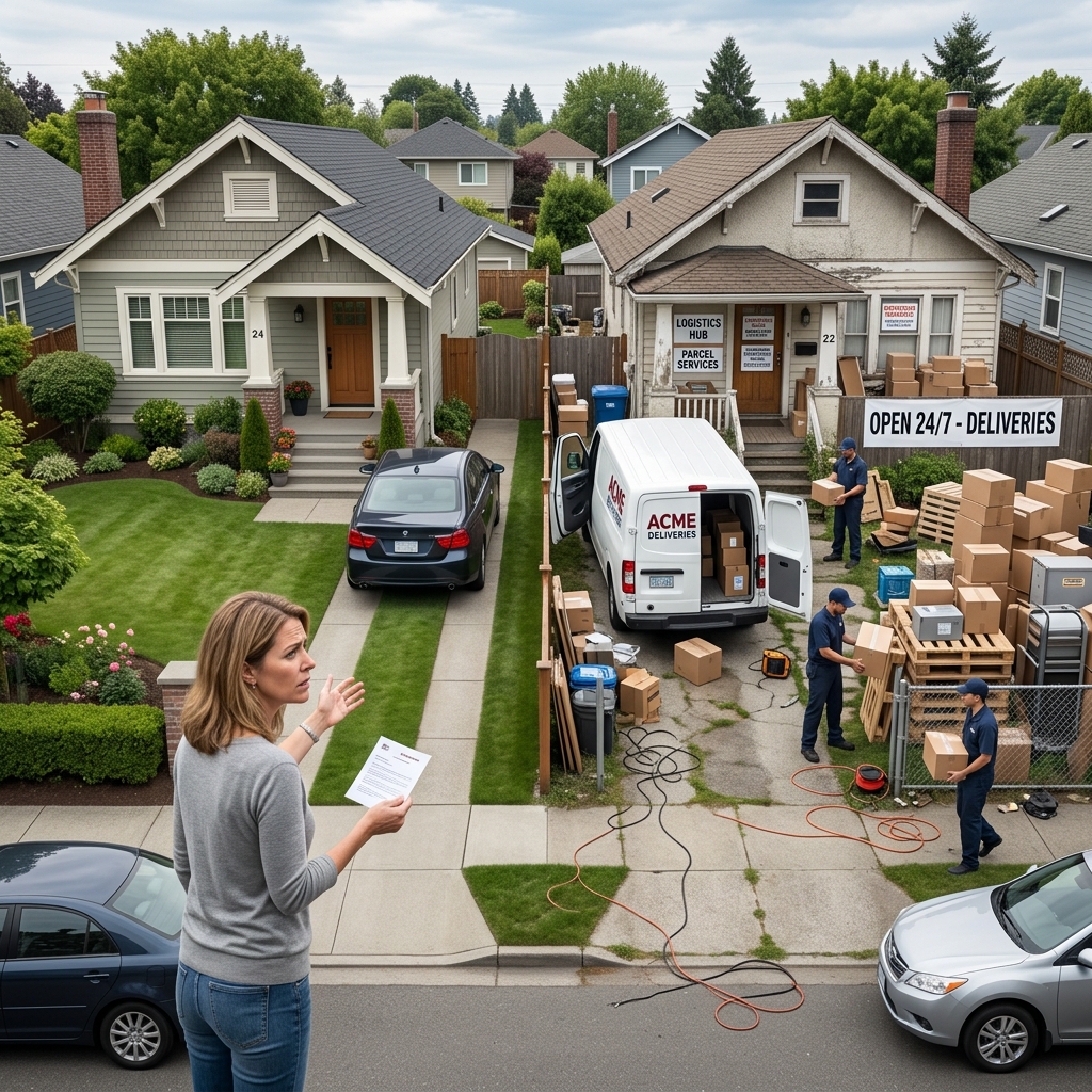 Understand how to handle noise, traffic, and other issues caused by a neighbor’s home-based business using practical legal tools.