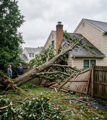 Understand liability, insurance, and practical steps when a neighbor’s tree crashes onto your home, yard, or driveway.