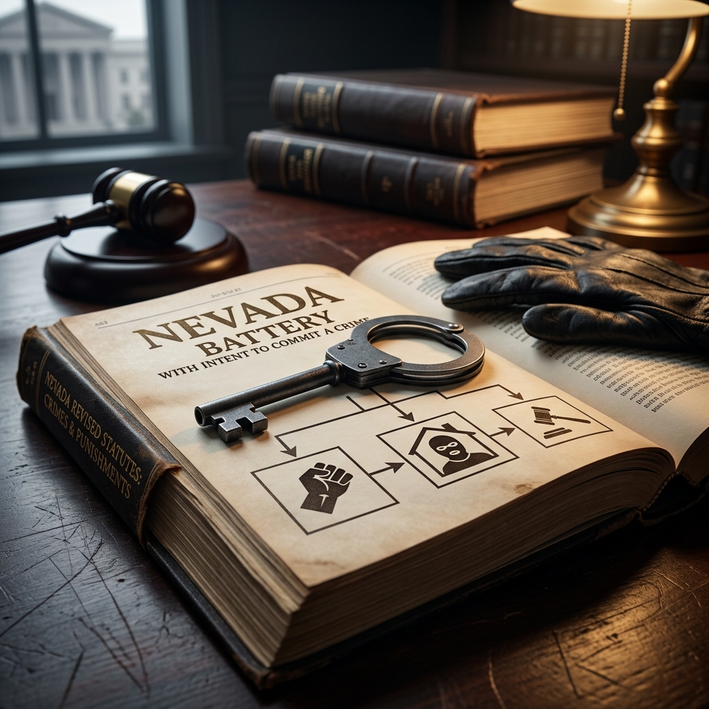 Understand how Nevada treats battery with intent to commit robbery, sexual assault, or other serious crimes and what penalties may follow.