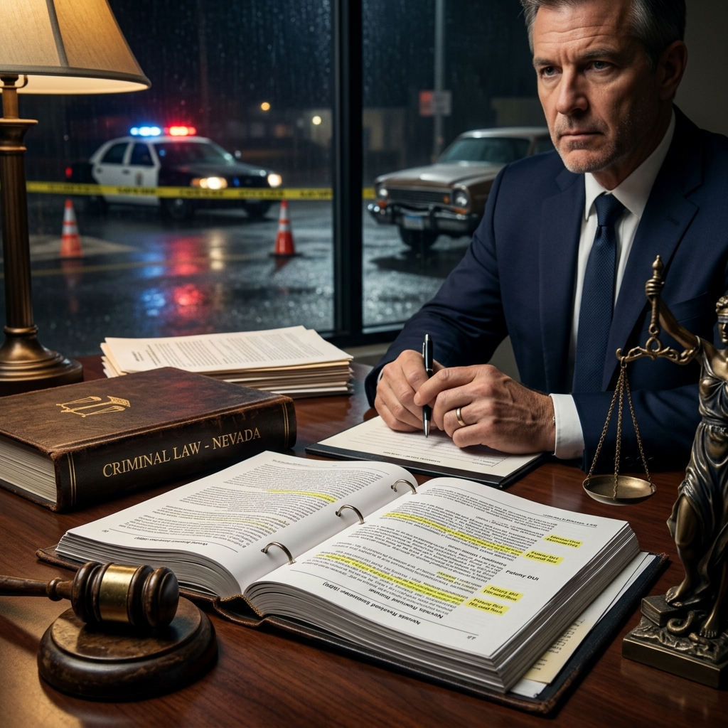 Understand how Nevada treats felony DUI hit-and-run cases, the penalties involved, and the legal options available after a serious crash.