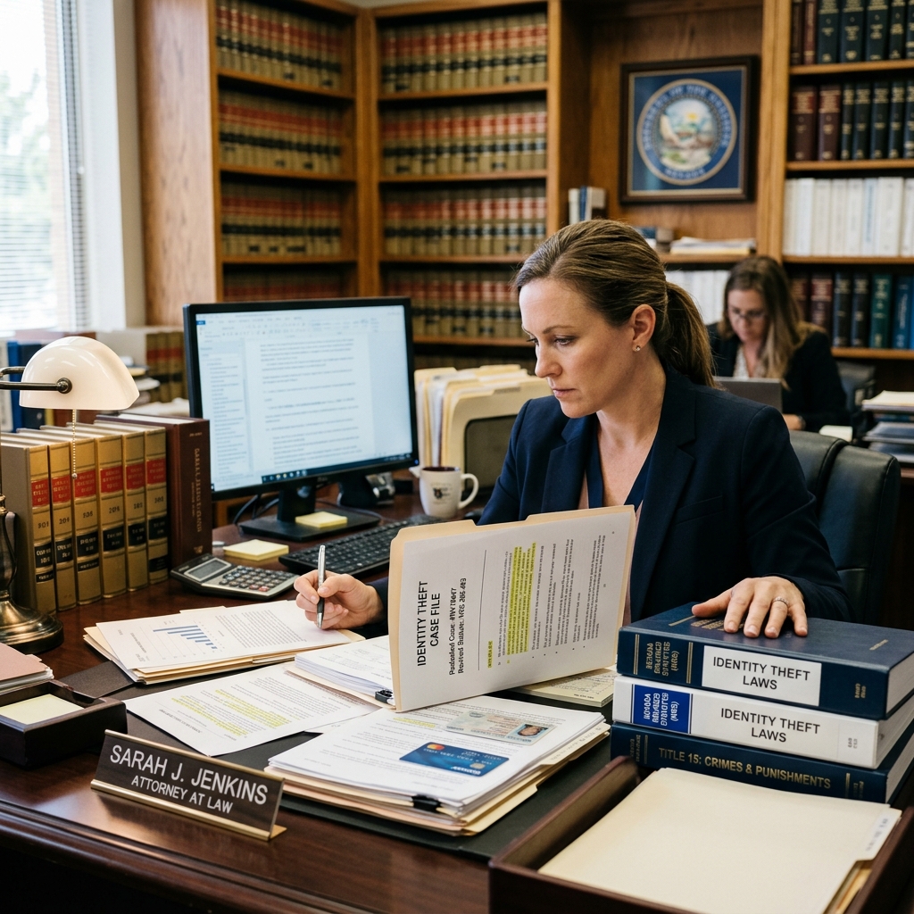 A practical guide to Nevada identity theft crimes, penalties, and victim remedies.