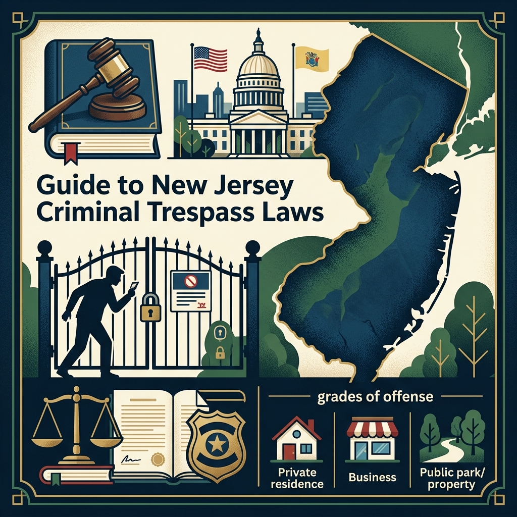 Understand how New Jersey defines criminal trespass, the different offense levels, possible penalties, and key defenses under N.J.S.A. 2C:18-3.