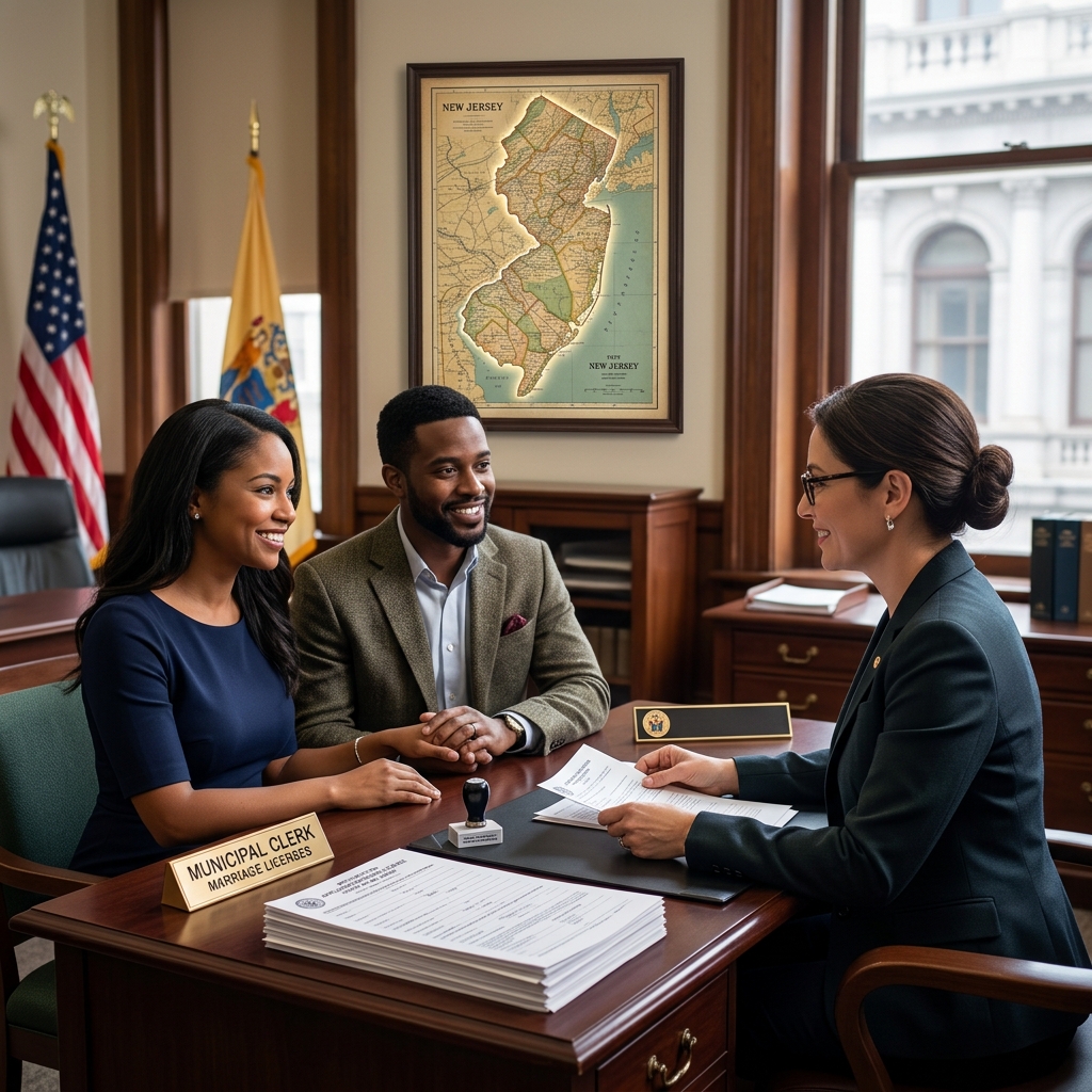 Understand New Jersey marriage license rules, documents, waiting periods, and filing steps before you walk down the aisle.