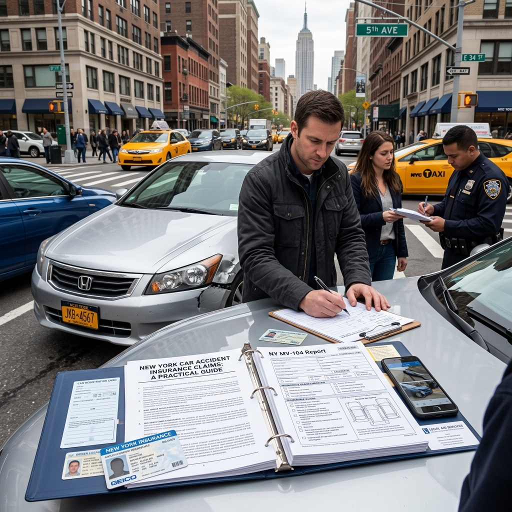 Learn how New York’s no-fault system, serious injury rules, and insurance claim process affect your rights after a car crash.