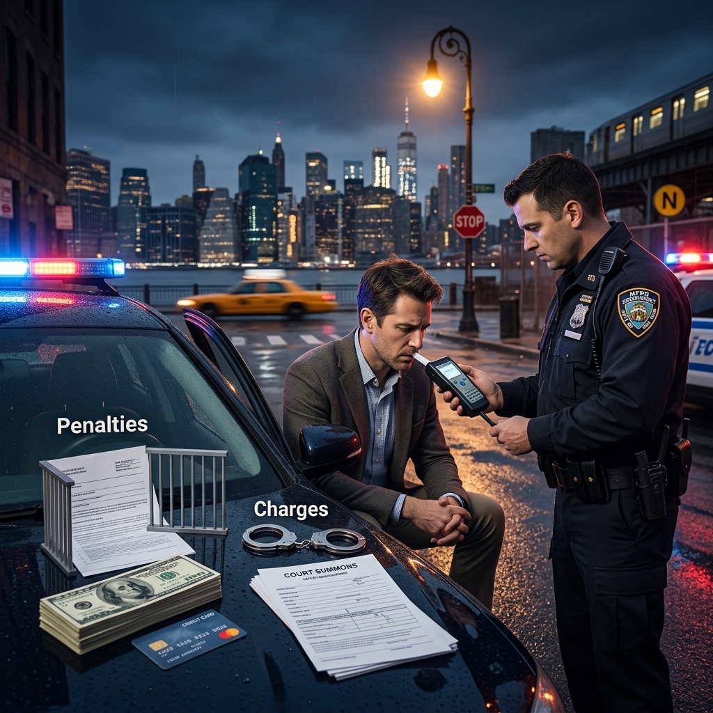 A practical, plain‑language overview of New York City DUI and DWI charges, penalties, and the steps drivers should expect after an arrest.