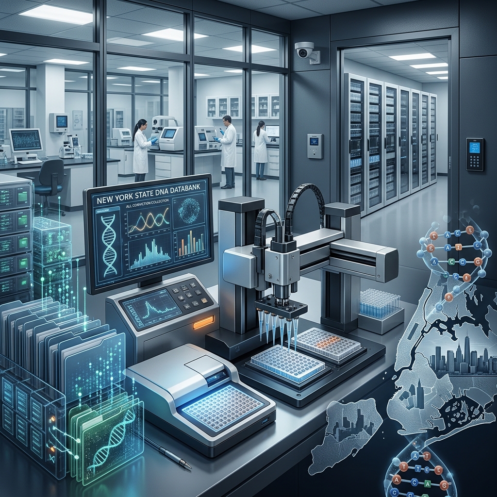 How New York’s all-crimes DNA collection policy works, who it covers, and what it means for civil liberties and law enforcement.