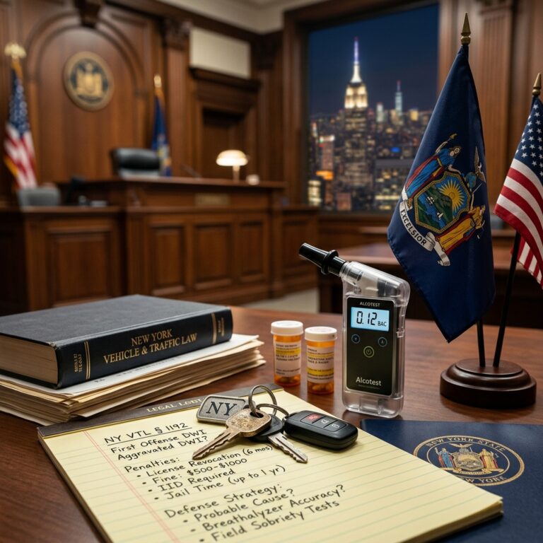 New York First-Offense DUI: Penalties, Process, and Defense