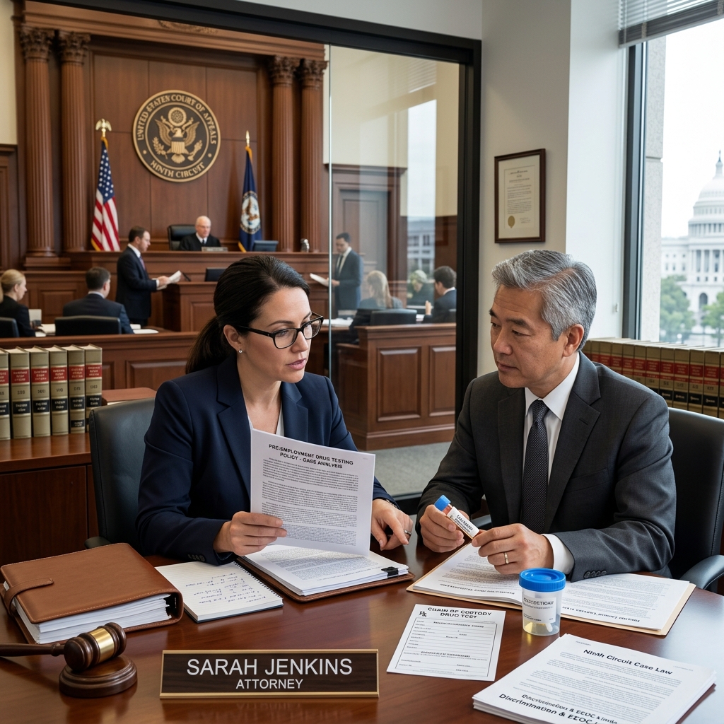 How the Ninth Circuit views pre-employment drug testing, disability protections, and the legality of strict one-strike rules for job applicants.