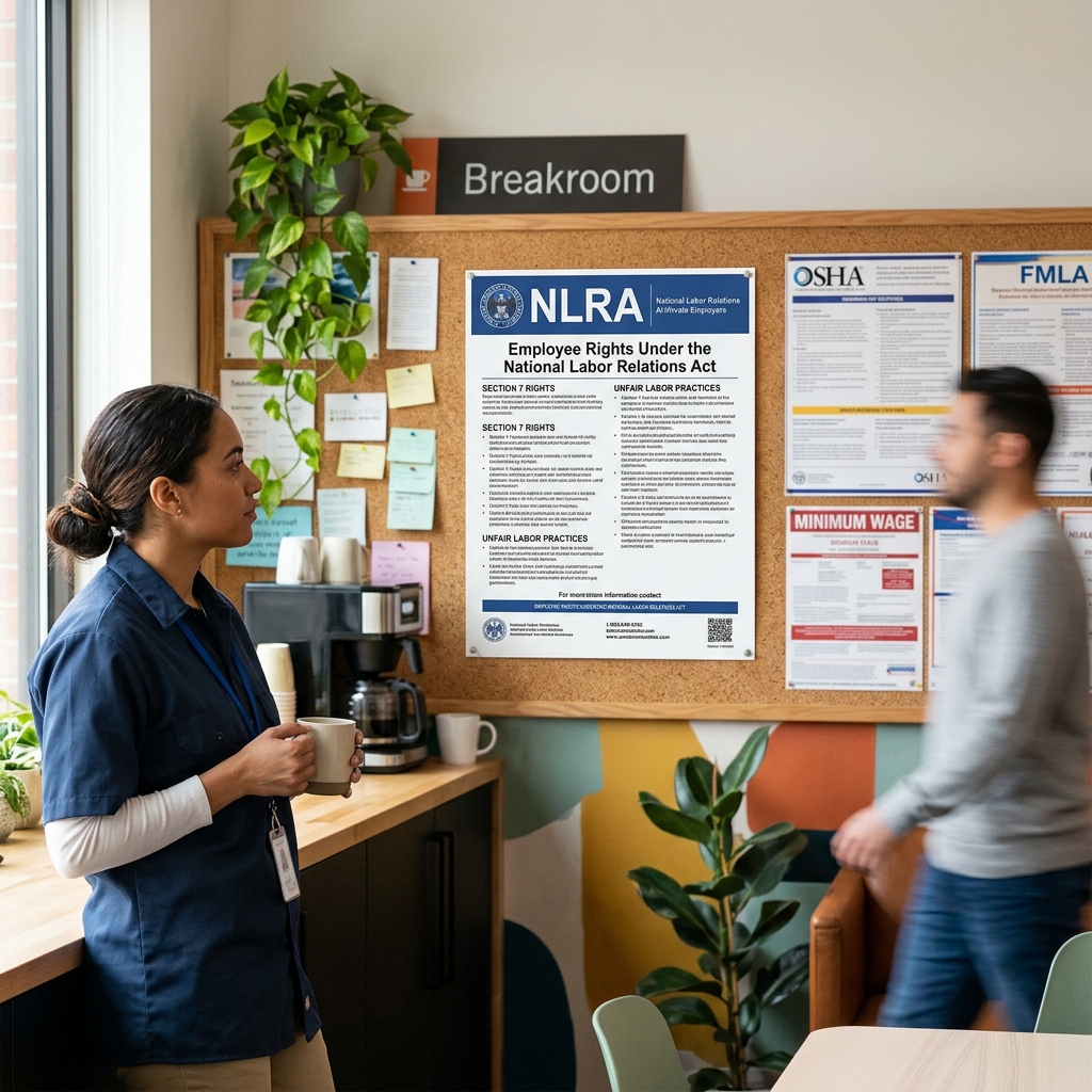 What employers need to know about posting employee rights notices under federal labor law.