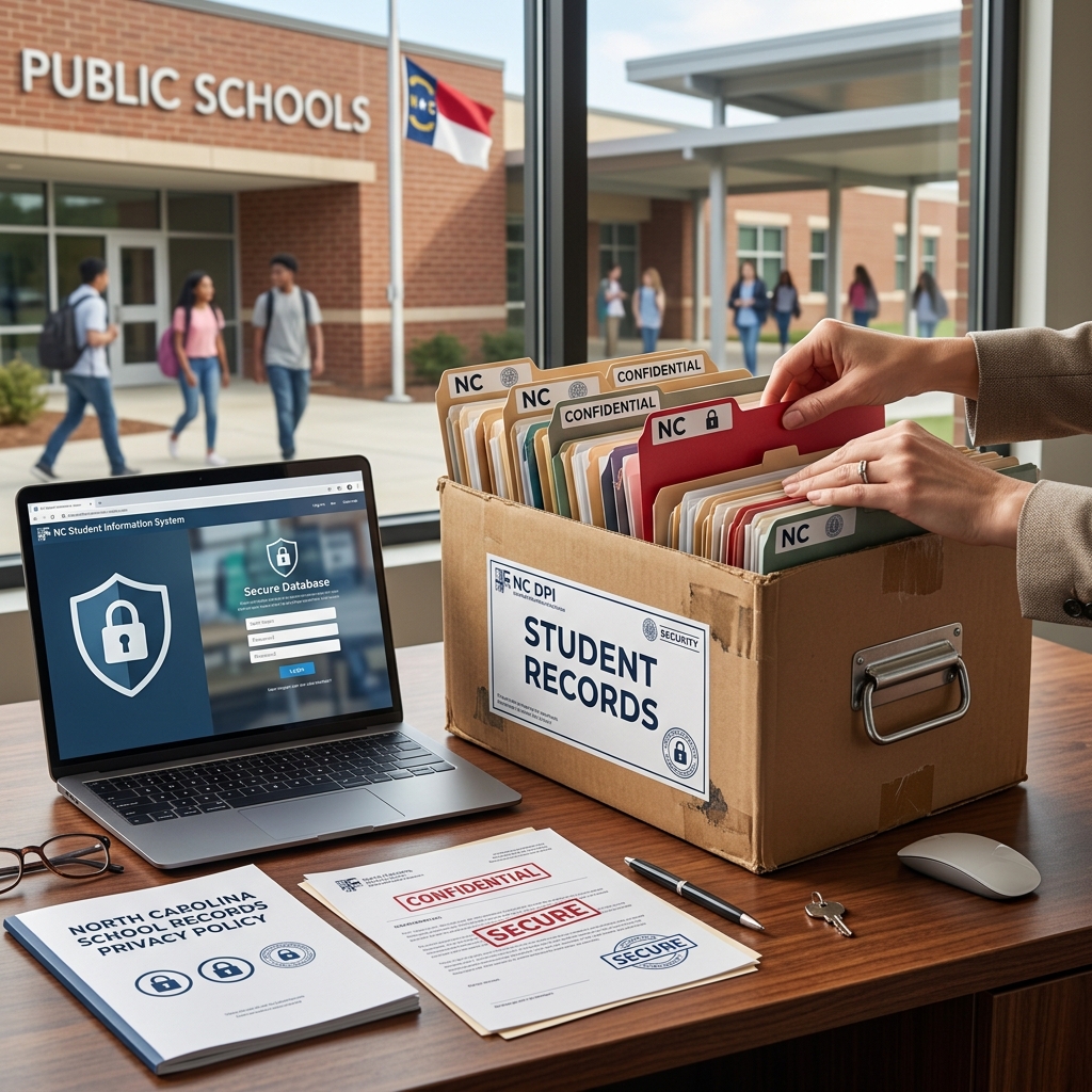 Understanding how North Carolina law and FERPA protect the confidentiality, access, and proper handling of student school records.