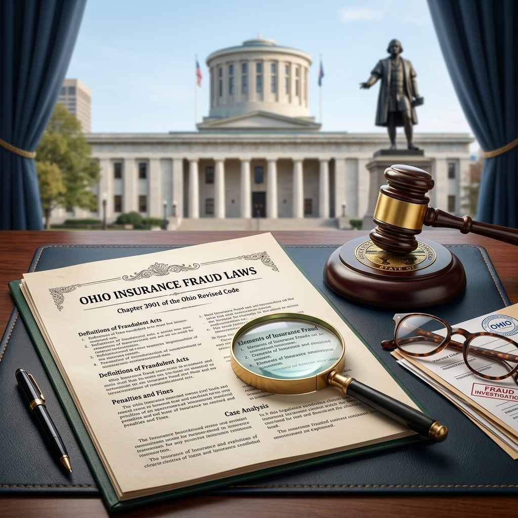 A practical guide to Ohio insurance fraud rules, penalties, reporting, and enforcement.