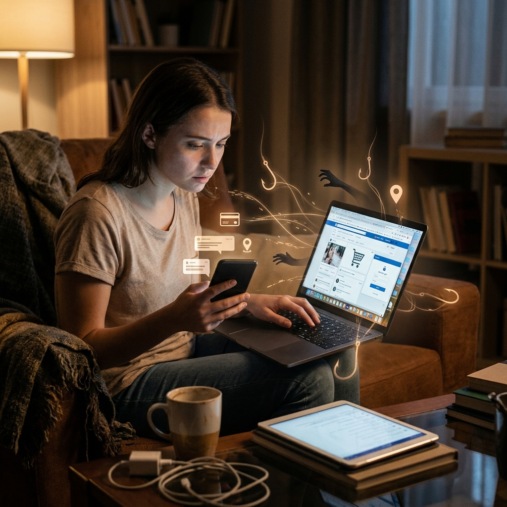 Learn how everyday clicks, messages, and online habits can quietly increase your risk of scams—and what to change right now.