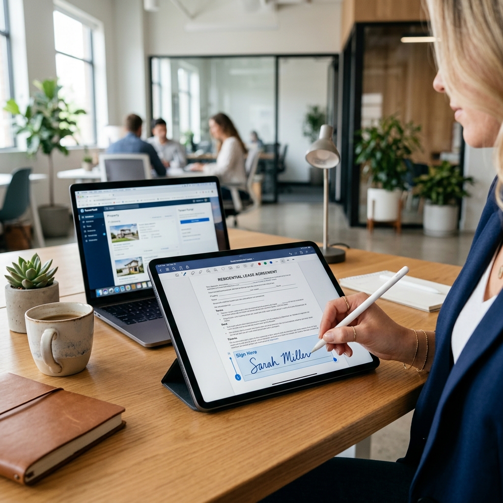 A practical guide to faster leasing, safer records, and legally valid e-signatures.