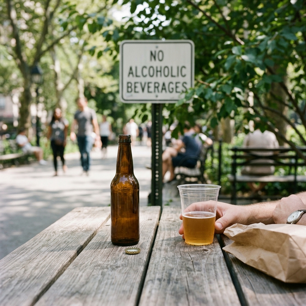 A practical guide to open container rules, public drinking bans, and the penalties that can follow.