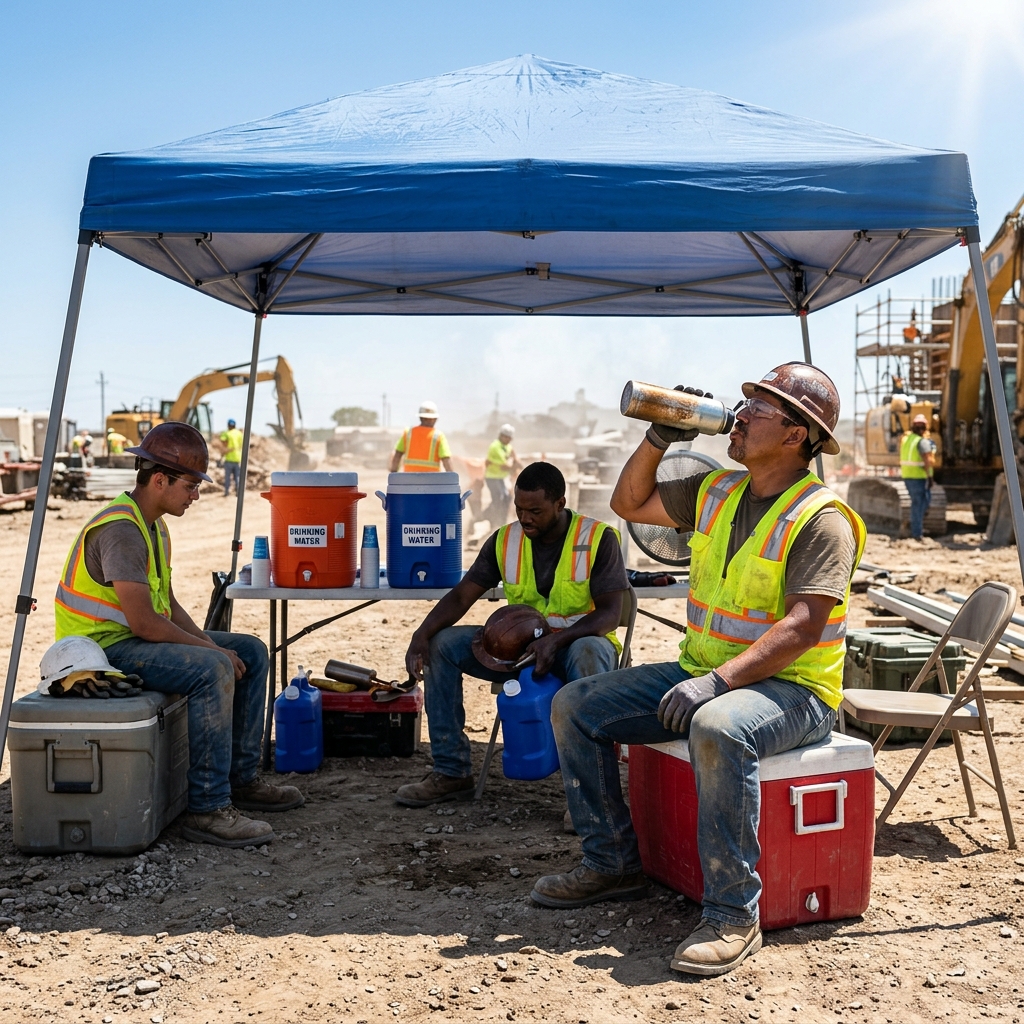 A practical compliance guide to OSHA’s proposed heat standards on shade, water and rest for outdoor and indoor workplaces.