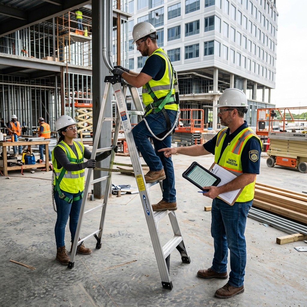 Understand OSHA’s updated ladder rules, fall protection requirements, and training expectations to keep workers safe and avoid costly violations.
