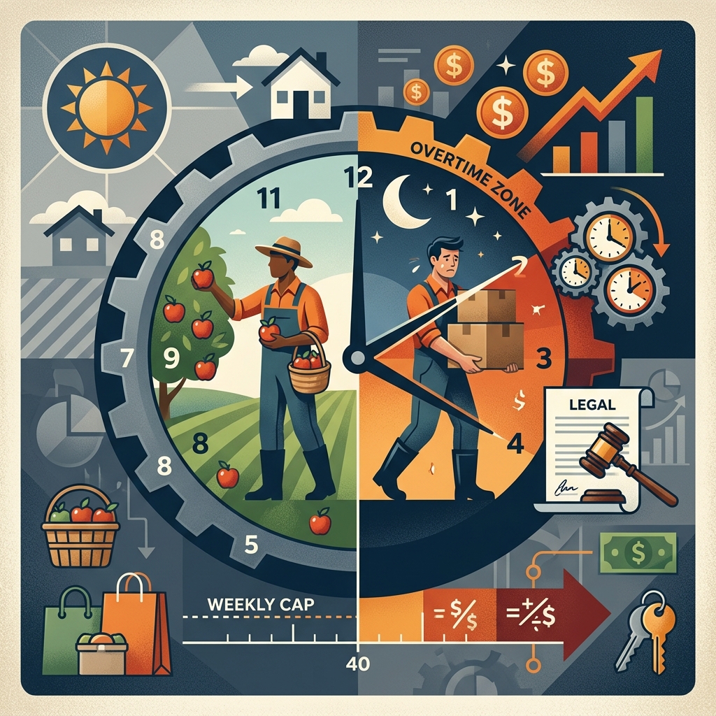 Understand when seasonal workers earn overtime pay, how federal exemptions work, and what employers must do to stay compliant.