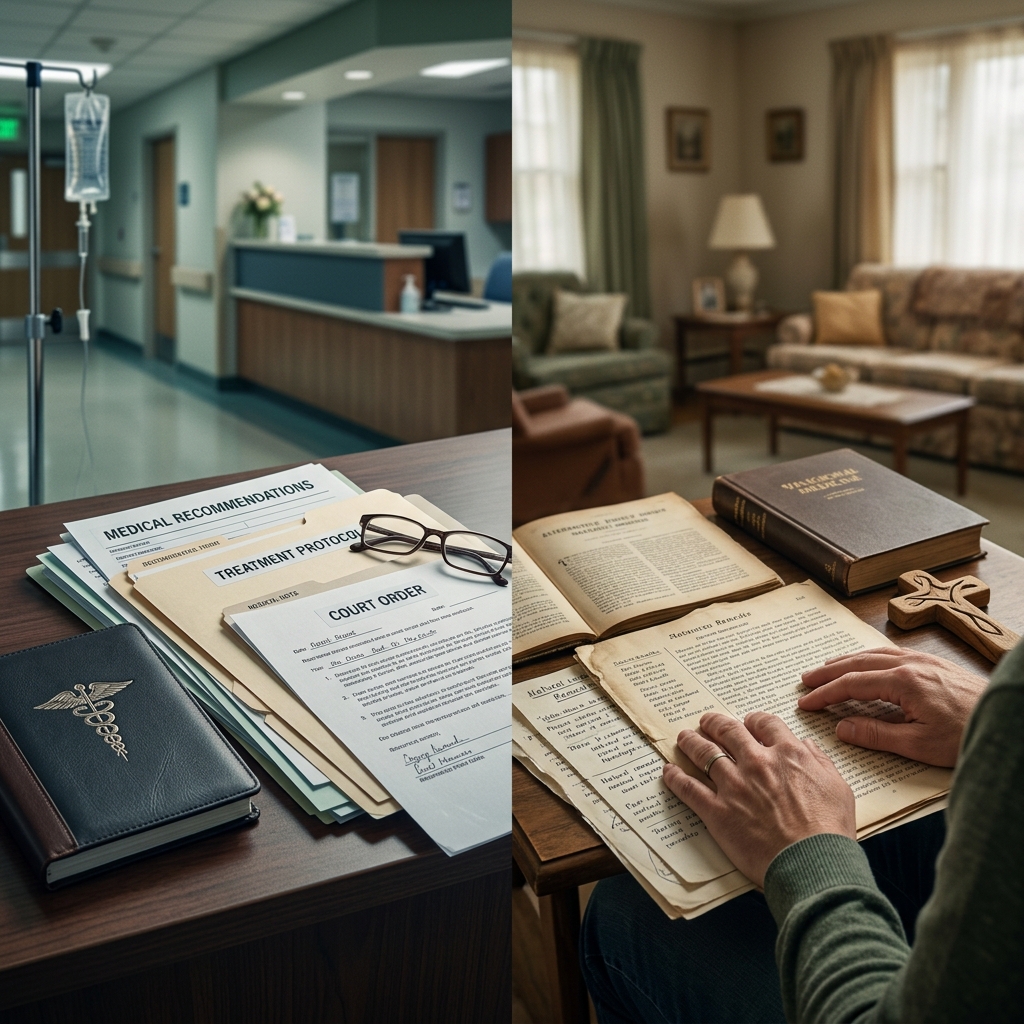 How courts balance parental rights, children’s welfare, and religious freedom when parents refuse life‑saving treatment for a minor.