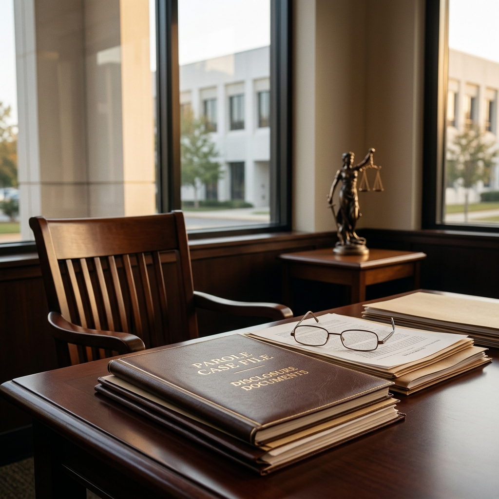 Parole Hearing Rights and Disclosure Guide A clear guide to parole hearing notices, representation, and file disclosure rights.