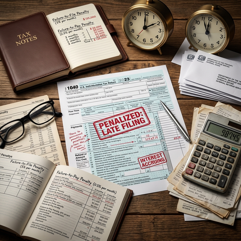 Understand how late filing penalties work, when they grow, and how taxpayers can reduce the damage.