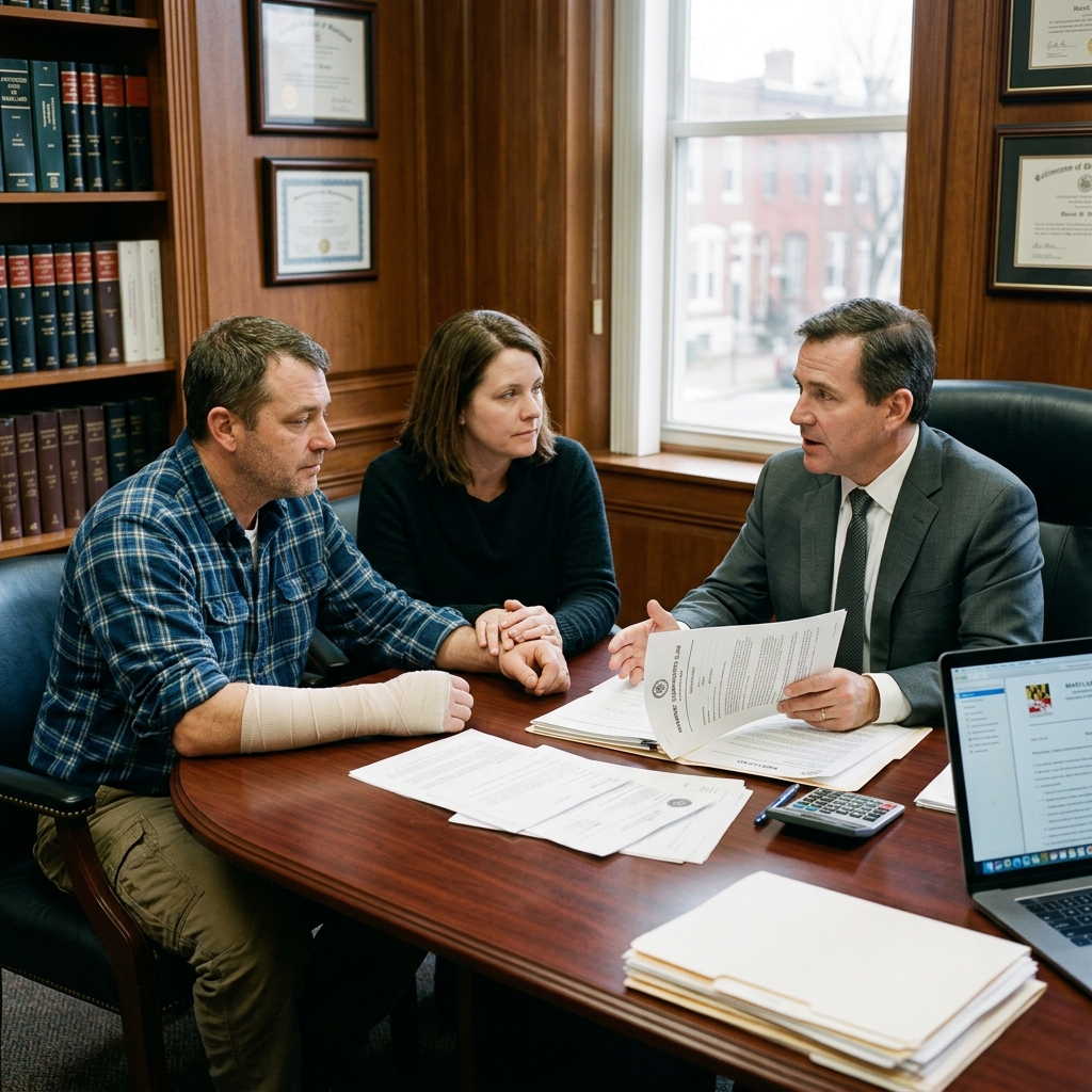 Understand how Maryland workers’ compensation handles permanent workplace injuries, from medical care to wage benefits and long‑term disability awards.