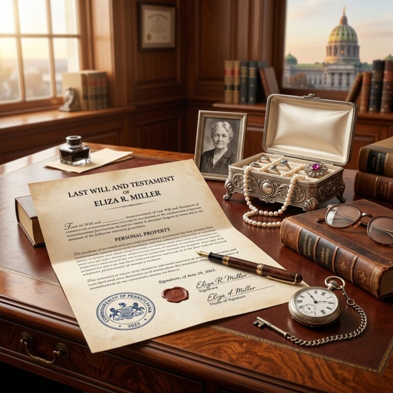 Personal Property in a Pennsylvania Will