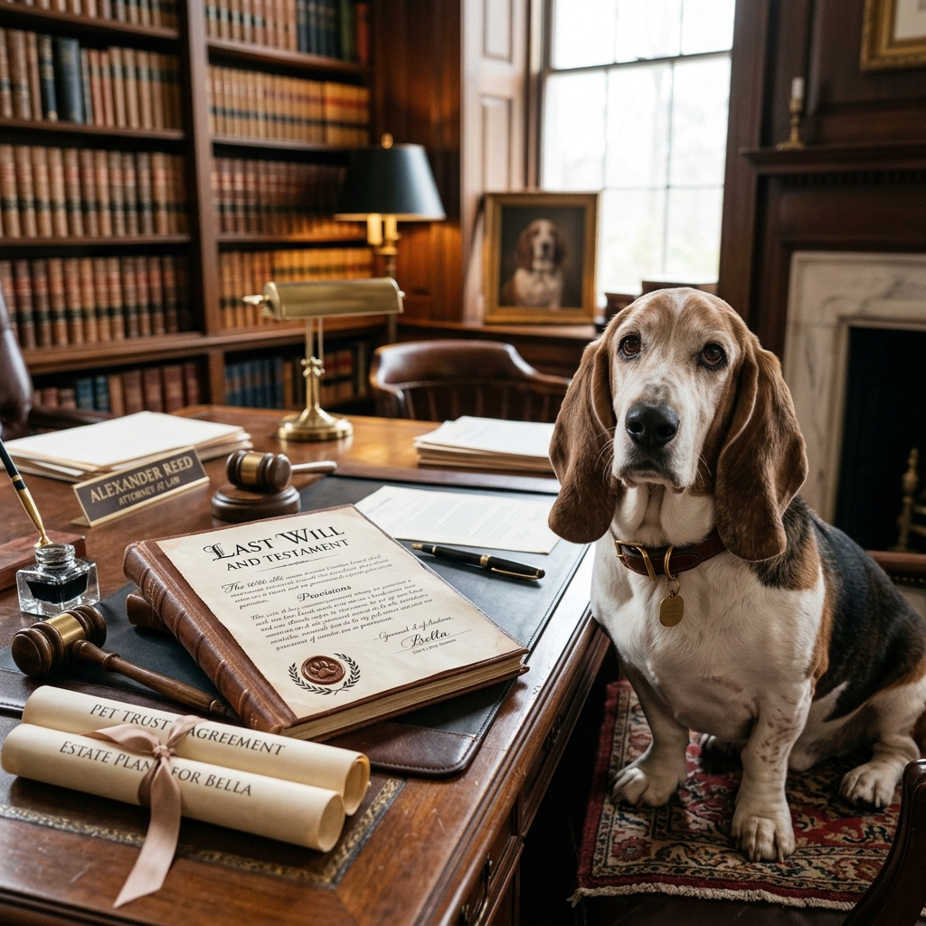 A practical guide to how and why pets are provided for in wills, trusts, and estates—plus what really happens when a dog ‘inherits’ a fortune.