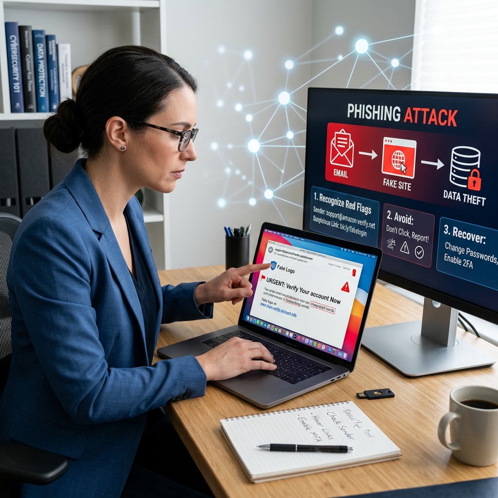 Phishing Scams: Recognize, Avoid, and Recover Learn how phishing works, how to spot fake messages, and the exact steps to protect your money, identity, and devices.