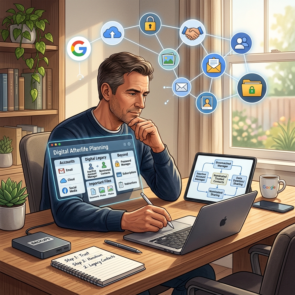 How Google’s Inactive Account Manager and other tools help shape your online legacy, protect your data, and support loved ones after you die.