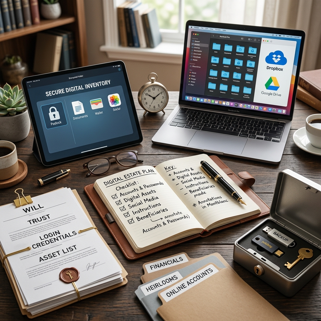 Learn how to organize, protect, and legally document your digital life so loved ones can manage your online accounts and data after you’re gone.