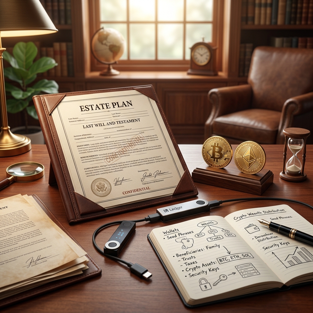 A practical, legally informed guide to protecting and passing on your crypto holdings as part of a modern estate plan.