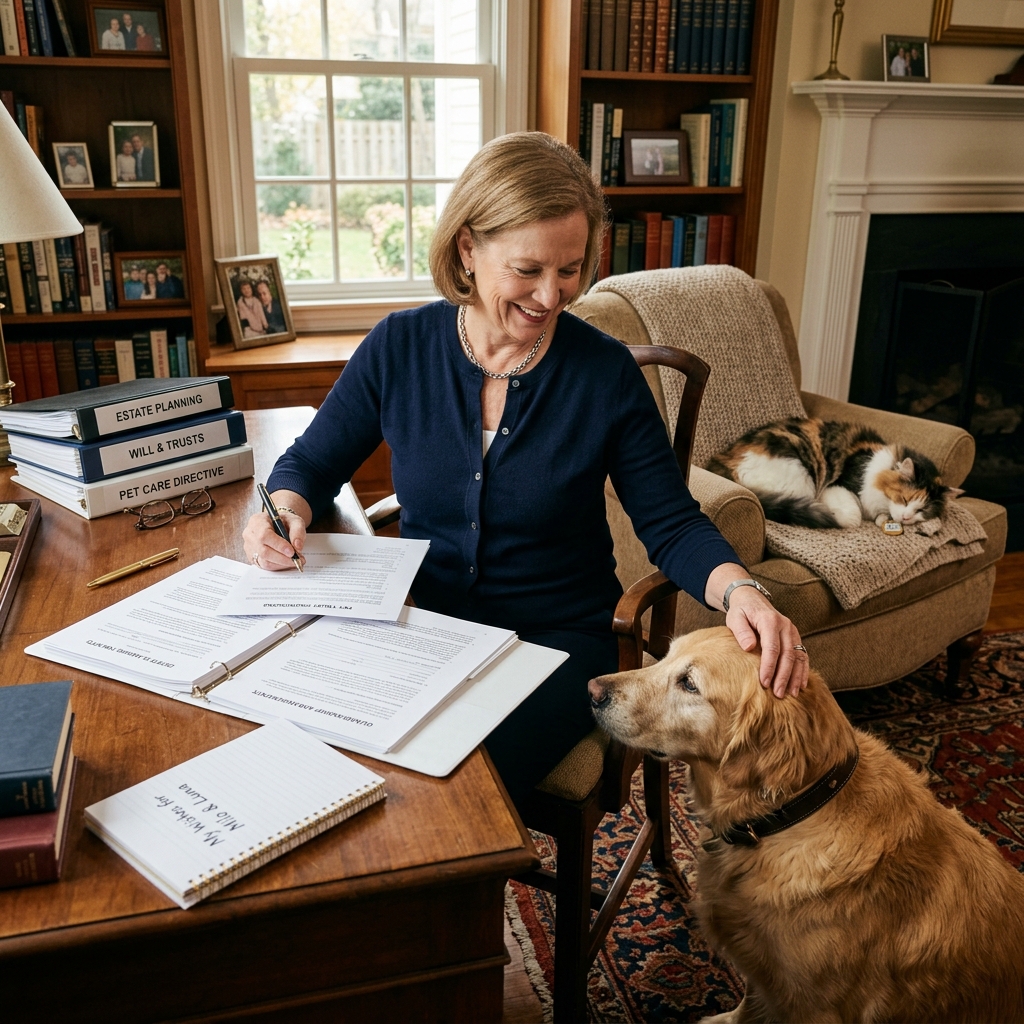 A practical legal guide to protecting your pets through wills, trusts, and clear instructions so they are cared for if you die or become incapacitated.