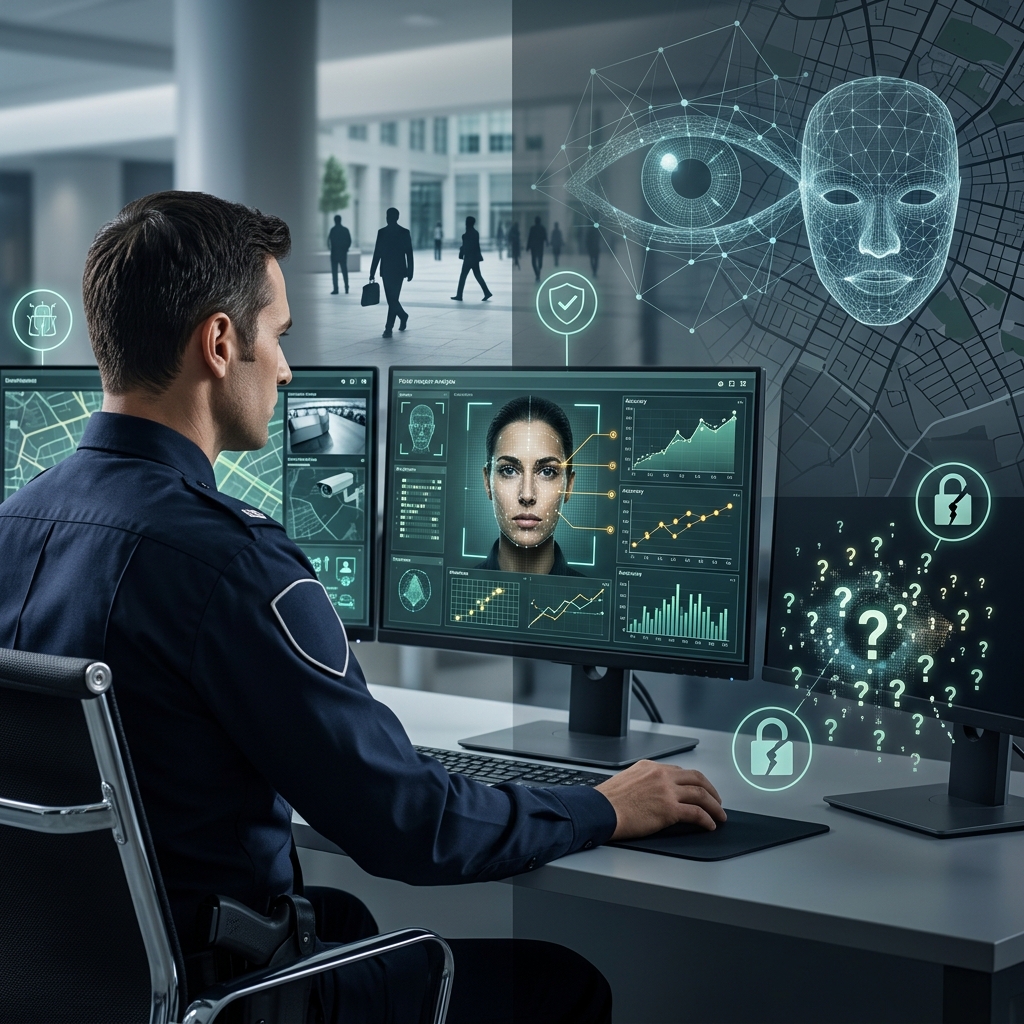How facial recognition is changing police work, why accuracy and bias matter, and what this means for privacy and civil liberties.