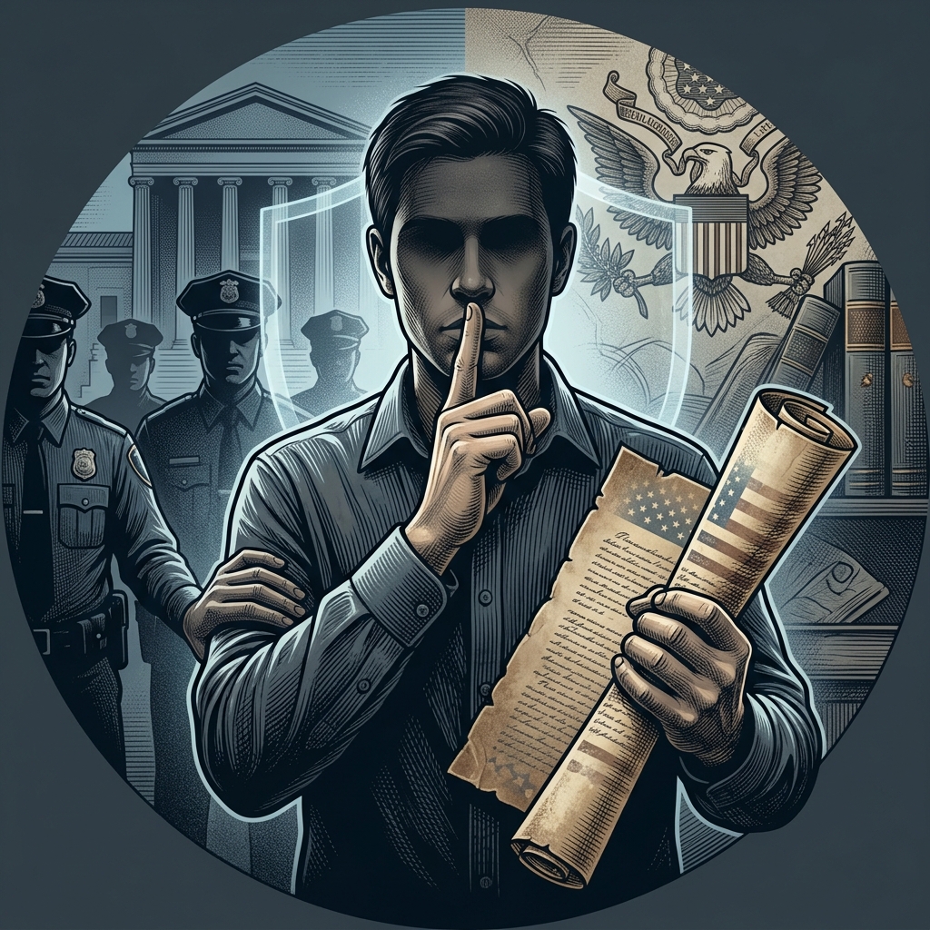 How your silence after an arrest can be used in court, and what the law really says about pre-Miranda rights and self‑incrimination.
