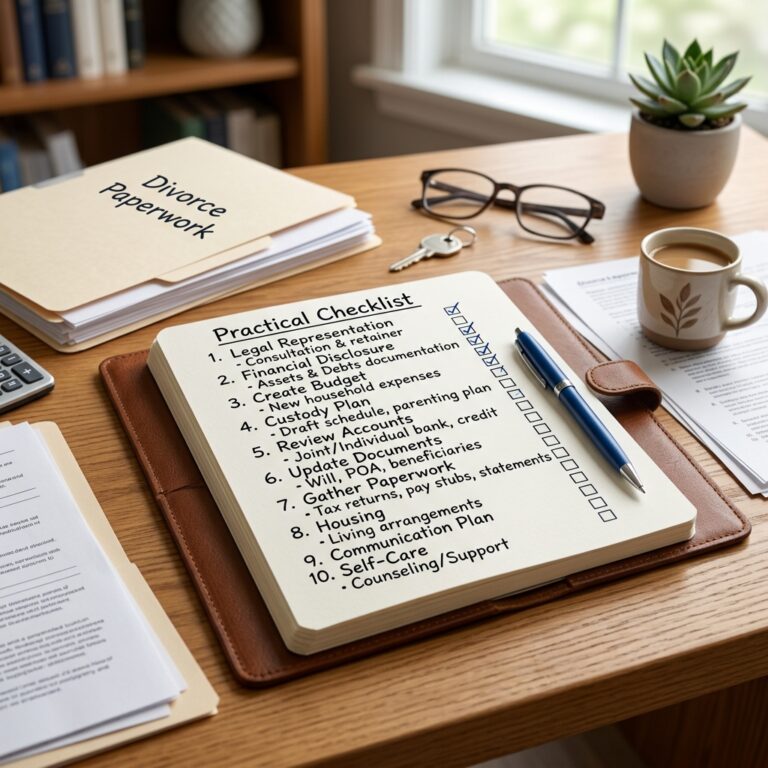 Practical Checklist for Navigating Divorce