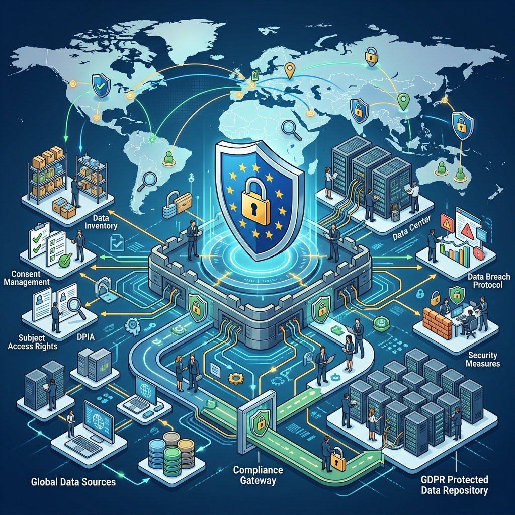 A clear, practical roadmap to help non‑EU businesses understand, assess, and achieve meaningful GDPR compliance across their operations.