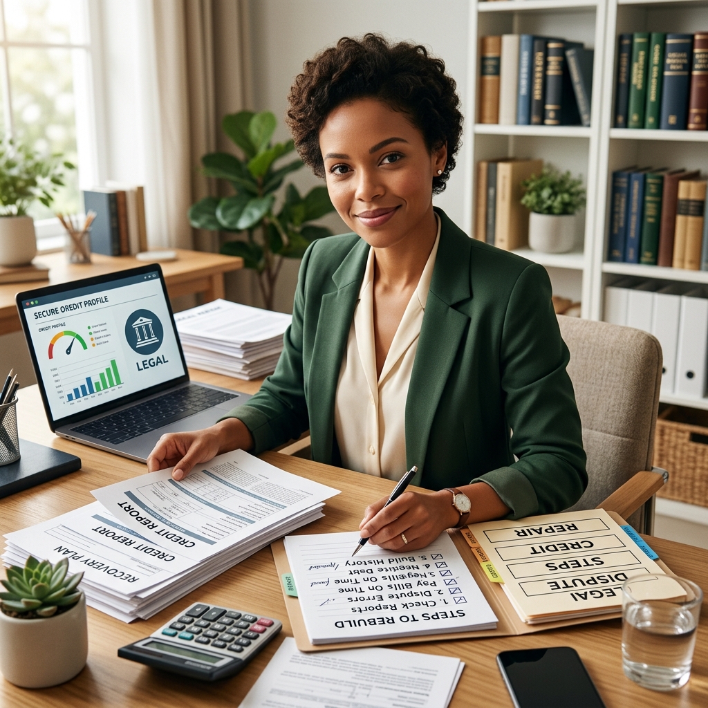 A clear, legally informed roadmap for correcting credit report problems and improving your score.