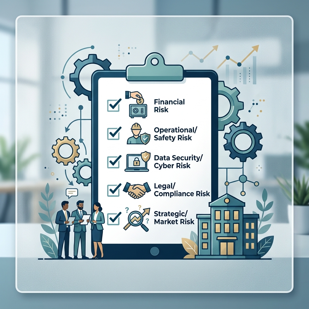 A clear, actionable checklist to help small business owners identify, reduce, and transfer key risks before they become costly losses.