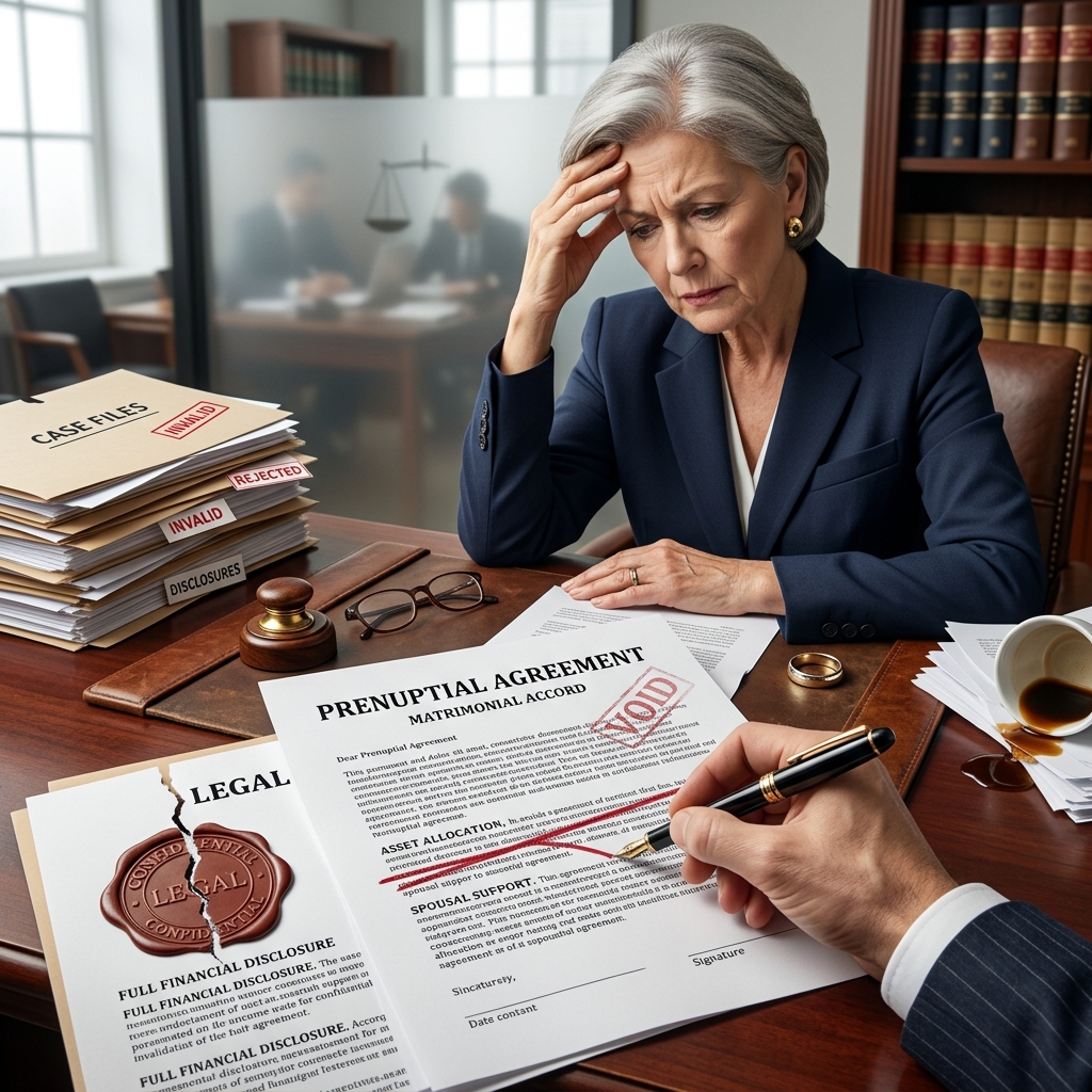 Understand the most frequent legal and practical mistakes that cause prenuptial agreements to be thrown out in court.