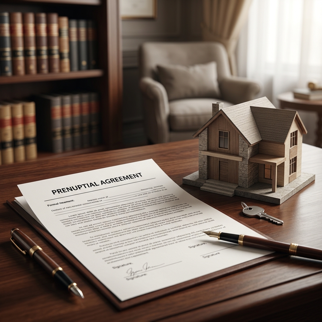 How prenuptial agreements can shape rights, risks, and planning for homes, rentals, and other real property in marriage and divorce.