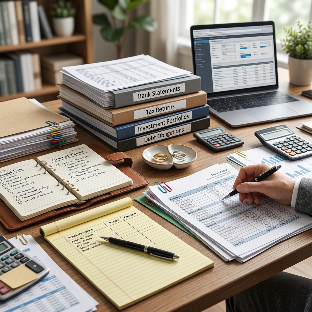 Learn how to gather, organize, and present complete financial information to protect your interests during separation or divorce.