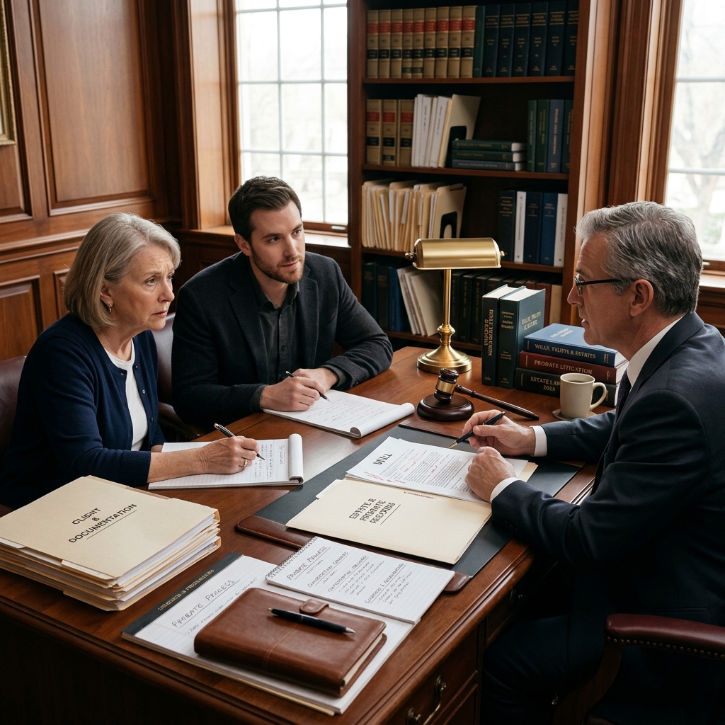 Learn how to organize documents, clarify your goals, and work effectively with a probate attorney before challenging a will or estate distribution.