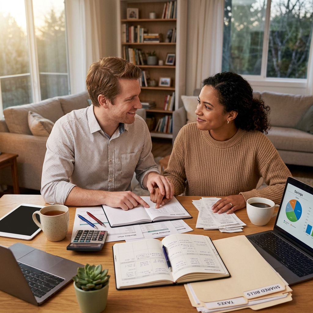 Practical strategies for couples to manage money together, reduce conflict, and build long-term financial and emotional security.