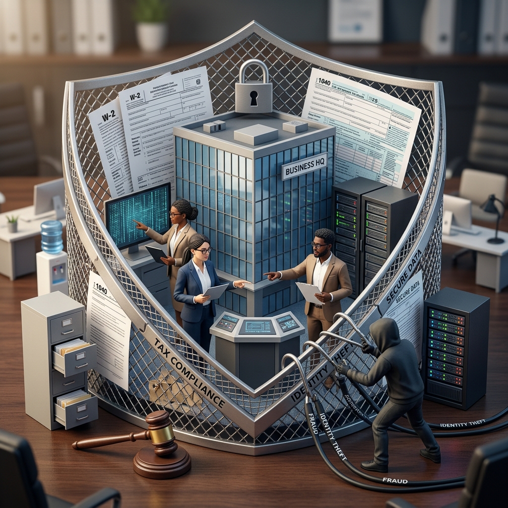 Learn how business identity theft happens at tax time and what to do to reduce the risk.