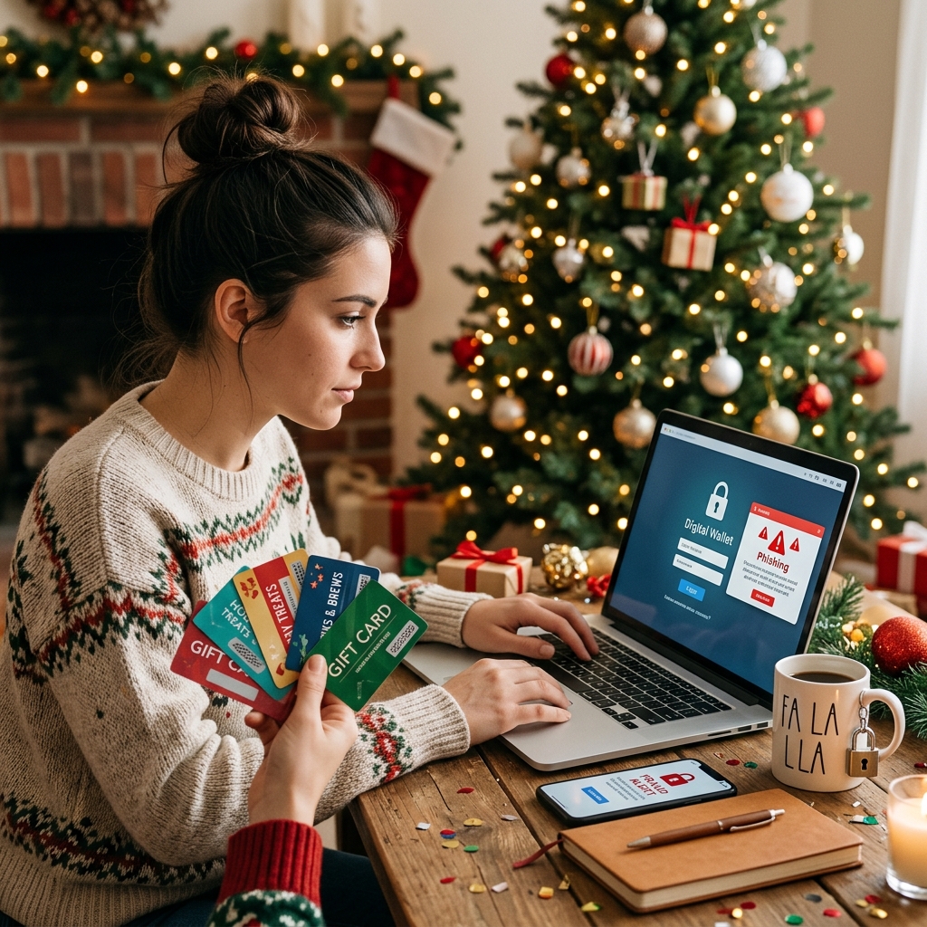 Learn how modern gift card scams work, the warning signs to watch for, and practical steps to keep your holiday spending safe.