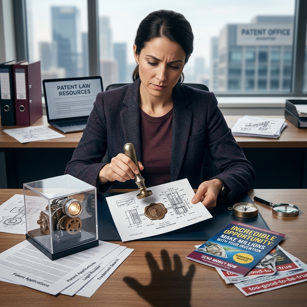 Learn how dishonest invention marketers operate, the warning signs to watch for, and practical steps to protect your ideas and your money.