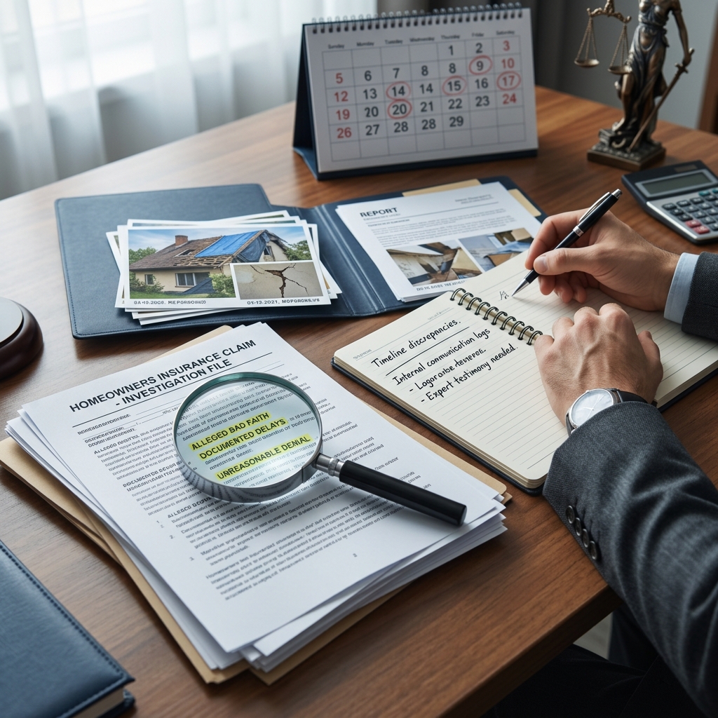 Learn how to recognize bad faith by your homeowners insurer, build strong evidence, and protect your rights when a legitimate claim is mishandled or denied.