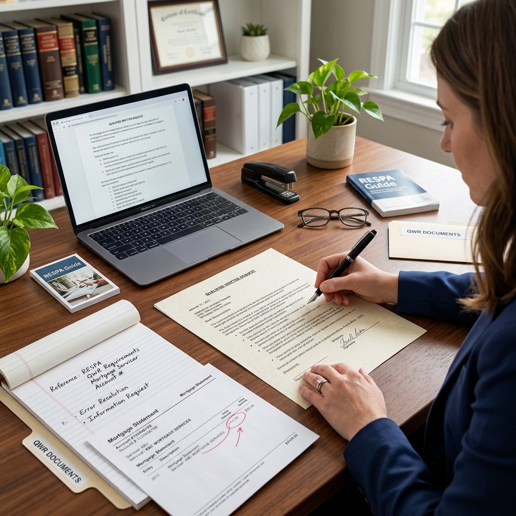 Learn how to draft a clear, legally effective Qualified Written Request to dispute mortgage servicing errors and demand accurate information.